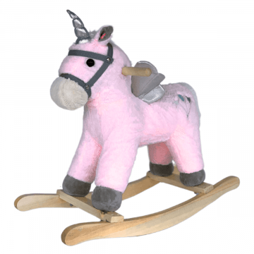 BergHOFF Cavallo a Dondolo Unicorno (piccolo) - Rosa
