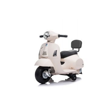 Vespa Moto Électrique pour Enfants Blanc 6V