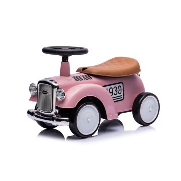 Auto a pedali classica del 1930 per bambini - rosa