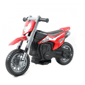Kijana Cross Moto Électrique pour Enfants Rouge 6V