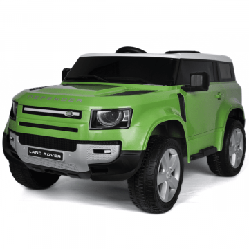 Auto Elettrica per Bambini Land Rover Defender Verde 12V